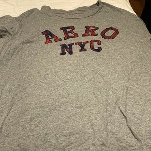 Aeropostale Red plaid logo